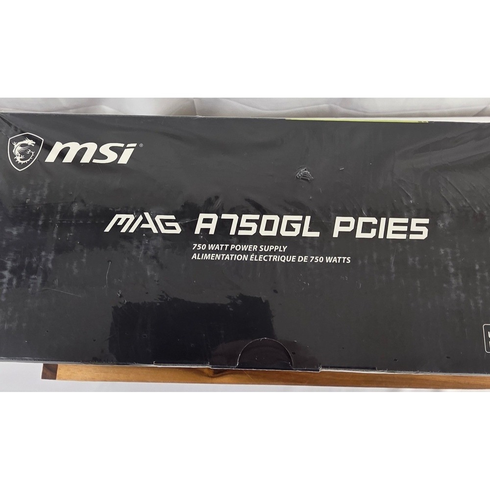 MSI MAG A750GL PCIe5 750W Power Supply ATX 3.1 80+ Gold Fully Modular PSU NISB - Picture 8 of 9